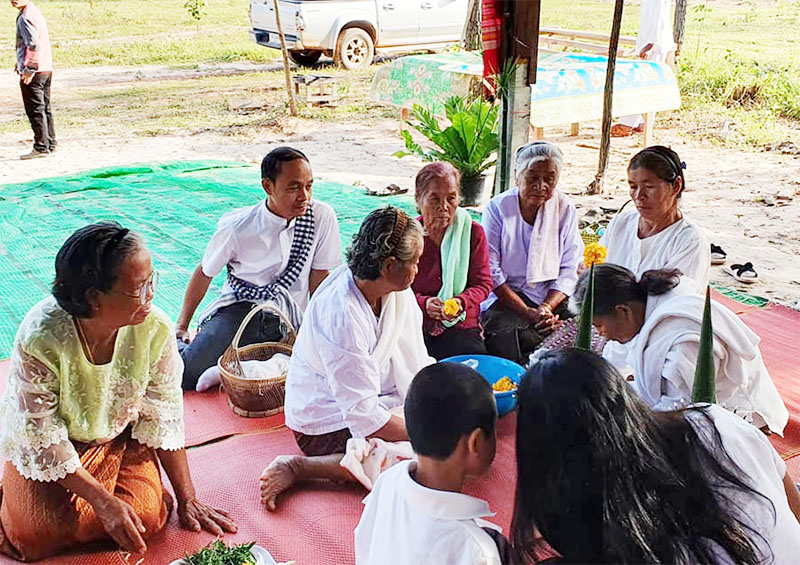 ร้านบุญสังฆภัณฑ์ ในนามโครงการสะพานบุญ นำโดยคุณสุทัศน์ ศรีพรม ได้ดำเนินการโครงการ สร้างพระประธาน หน้าตัก 40 นิ้ว เนื้อทองเหลือง พ่นทอง