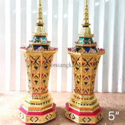 โกศไม้แกะลาย ปิดทอง