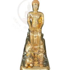 พระประจำวัน (พุธกลางคืน) ทองเหลือง ขัดเงา 20 นิ้ว