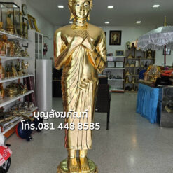 พระประจำวันศุกร์ ขนาด 30 นิ้ว ปิดทองคำแท้,รับปิดทองพระ,รับปิดทองคำแท้พระพุทธรูป,โรงหล่อพระเยี่ยมนครปฐม,โรงหล่อพระทองเหลือง,ร้านสังฆภัณฑ์ลาดหลุมแก้ว,ร้านสังฆภัณฑ์ปทุมธานี,บุญสังฆภัณฑ์