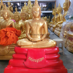 หลวงพ่อโสธร หน้าตัก 30 นิ้ว เนื้อทองเหลือง พ่นทอง ฐานสีแดง