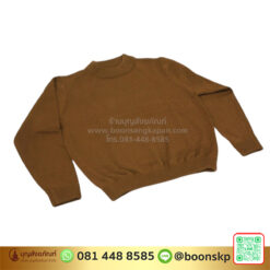 เสื้อกันหนาวพระ ไหมพรม เนื้อผ้าหนาพิเศษ (แบบเอวจ้ำ) สี่แก่นบวร