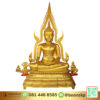พระพุทธชินราช เนื้อทองเหลือง พ่นทอง หน้าตัก 60 นิ้ว