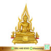 พระพุทธชินราช เนื้ออัลลอยด์ พ่นทอง หน้าตัก 60 นิ้ว