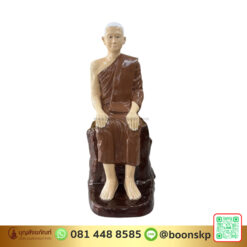 หลวงปู่เทพโลกอุดร ทองเหลือง สีรมมันปู่ ขนาด 30 นิ้ว