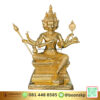 พระพรหม ทองเหลือง ปิดทองคำแท้ หน้าตัก 25 นิ้ว