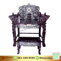 ธรรมมาสน์ ไม้เต็งฝั่งมุก 2 ชั้น