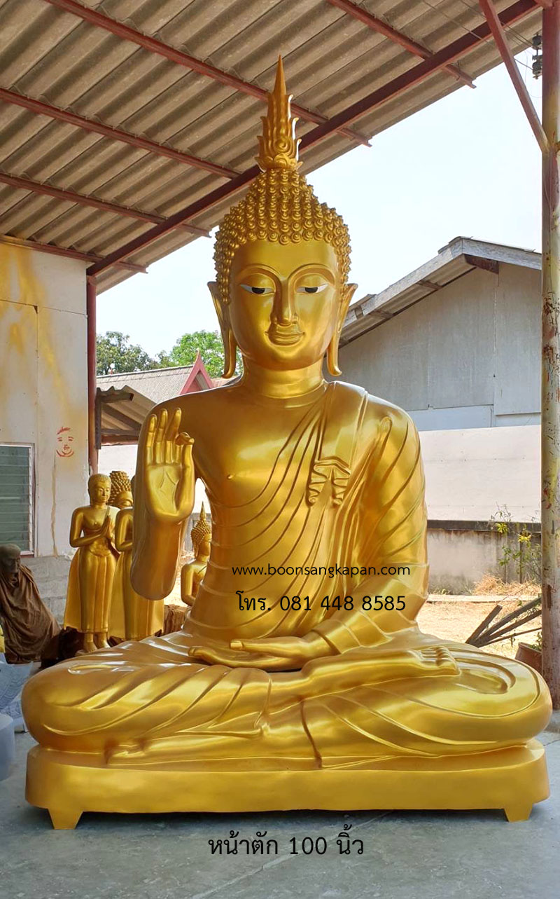 พระประธานหน้าตัก 99 นิ้ว,พระสุโขทัยหน้าตัก100 นิ้ว,โรงหล่อพระนครปฐม,ช่างปั้นพระนครปฐม,พระประธานในอุโบสถ,พระประธานสำหรับศาลาใหญ่,พระ100นิ้ว,สร้างพระประธาน,โรงหล่อพระบุญสังภัณฑ์