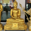 พระสุโขทัย 30 นิ้ว ปางสมาธิ เนื้อทองเหลือง พ่นทอง