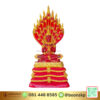 พระแก้วมรกตทรงเครื่อง ปางนาคปรก ปิดทองเค หน้าตัก 30 นิ้ว
