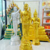 โรงหล่อพระ - พระสีวลี -พระสีวลี เนื้ออัลลอยด์ พ่นทอง ขนาด 30 นิ้ว