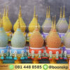 โรงงานพานพุ่ม-พานพุ่มแต่งสวย งานประดิษฐ์ ขนาด 9 นิ้ว (ขายเป็นคู่)