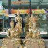 โรงหล่อพระประจำวัน-โรงงานพระ-พระประจำวันพฤหัสบดี ( ปางสมาธิ) เนื้อทองเหลือง ขัดเงา ขนาด 20 นิ้ว