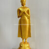 เสรีการช่าง- โรงพระประจำวัน -พระประจำวันศุกร์ เนื้อทองเหลือง พ่นทอง ขนาด 9 นิ้ว