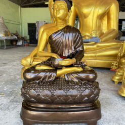 โรงหล่อพระ- พระอุปคุต-พระอุปคุต เนื้อทองเหลือง สีรมมันปู หน้าตัก 30 นิ้ว